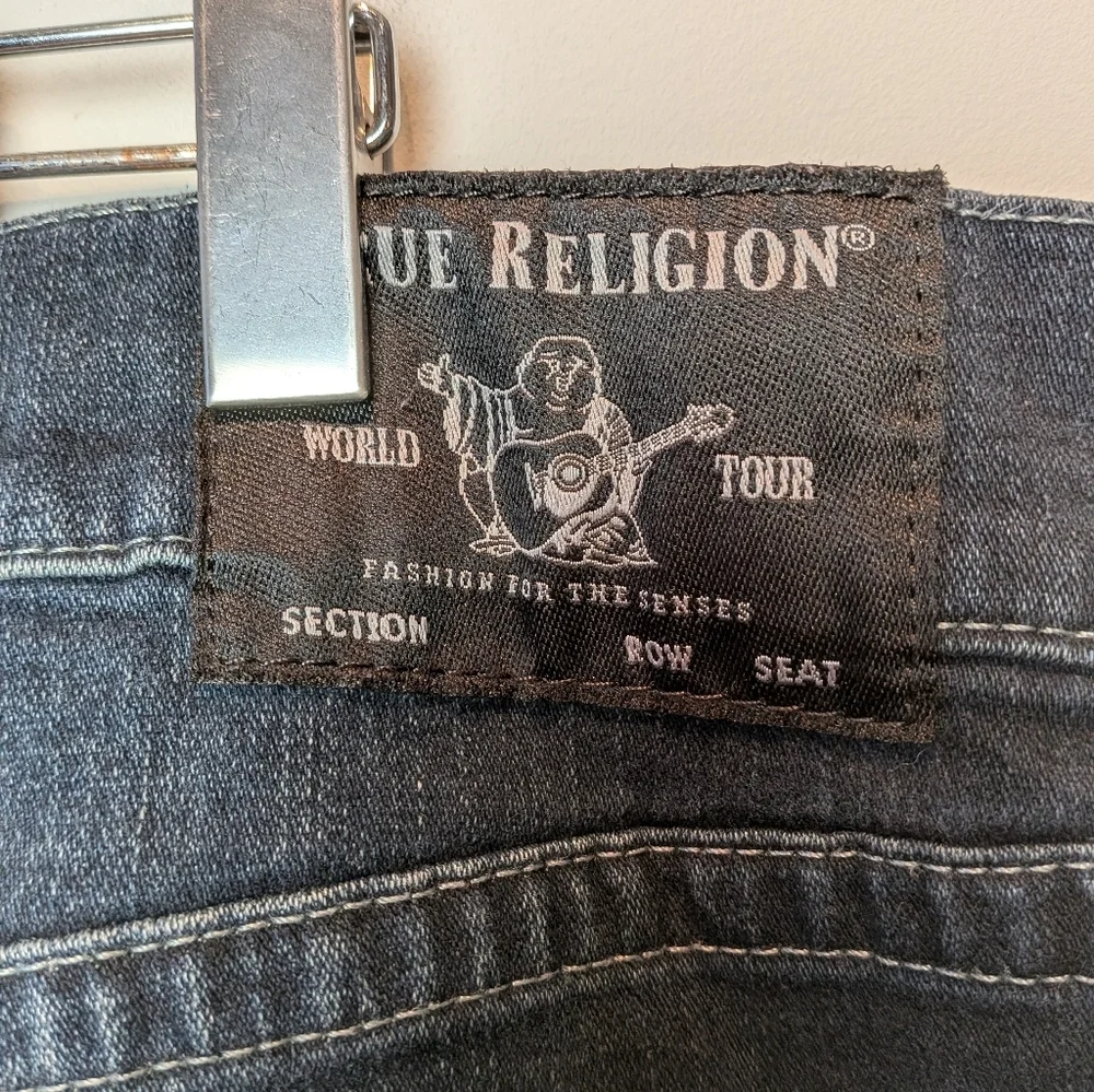 TRUE RELIGION Men Jeans Size 40 Rocco Relaxed Skinny - Picture 9 of 14